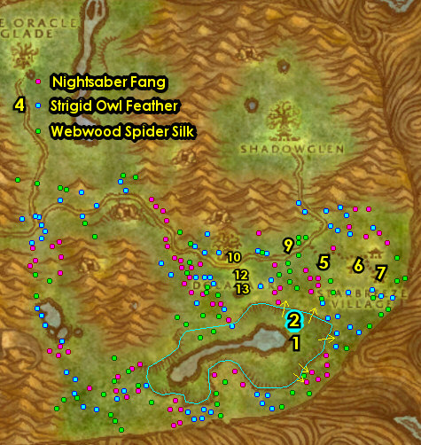 1-12 Night Elves (Alliance) - Teldrassil